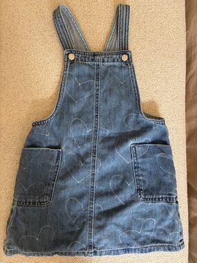 Girls Zara Denim Overall Dress – Size 5